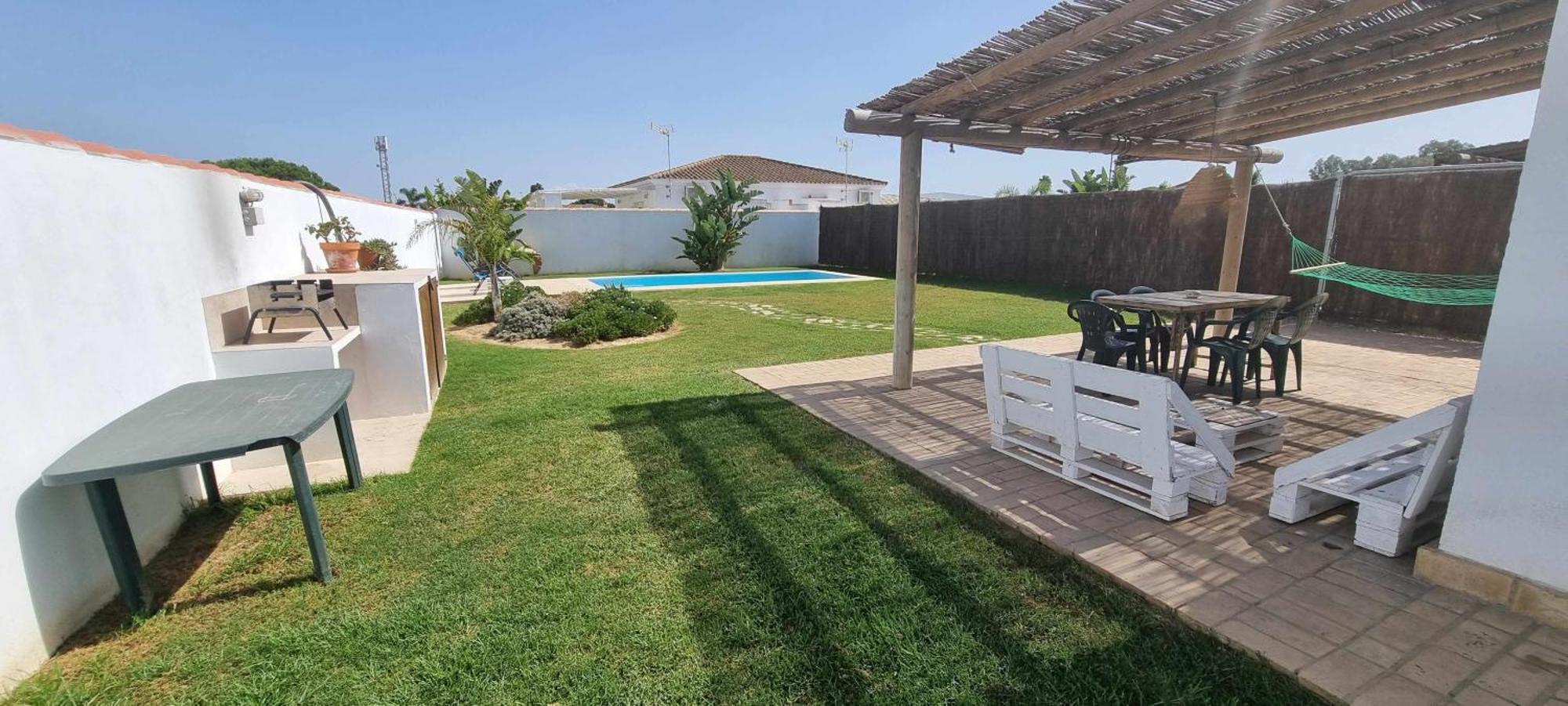 Ferienhaus Casitas De La Barrosa Con Jardin Y Piscina