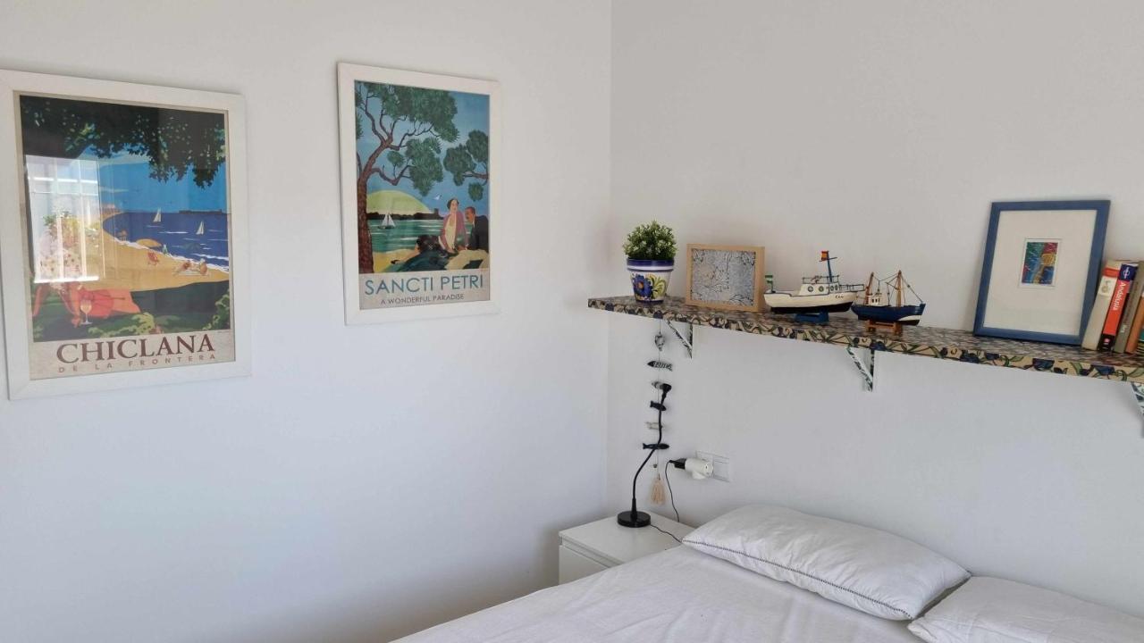 Casitas De La Barrosa Con Jardin Y Piscina *